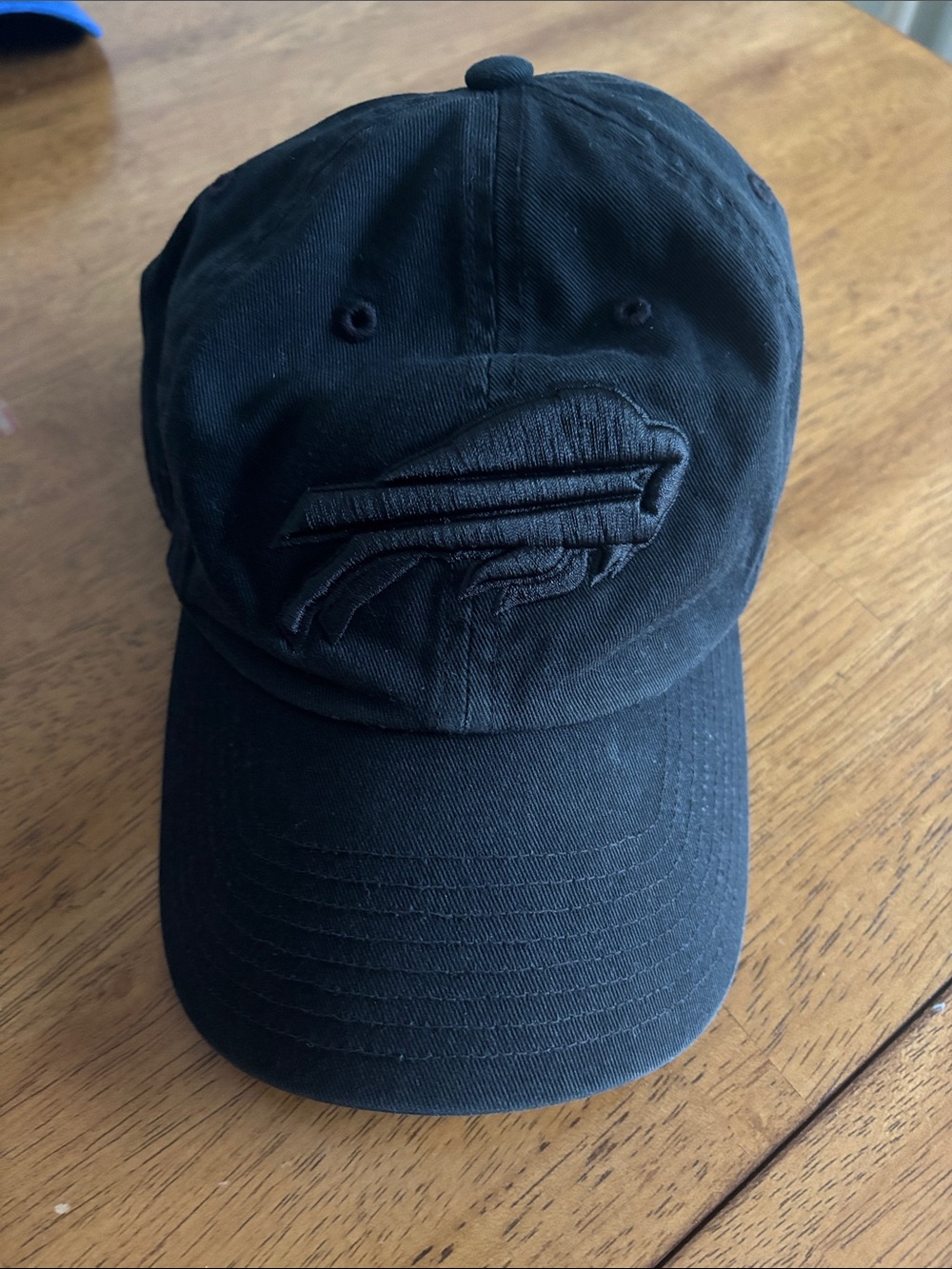 Black Embroidered adjustable Bills canvas hat